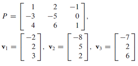 P = V = 1 -3 4 -2 2 3 2 -5