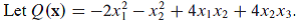 Let Q(x) = -2x x + 4xx + 4x2x3.