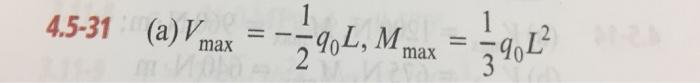 (a)/mx=ー540L, Mmax=340z? 4.5-31