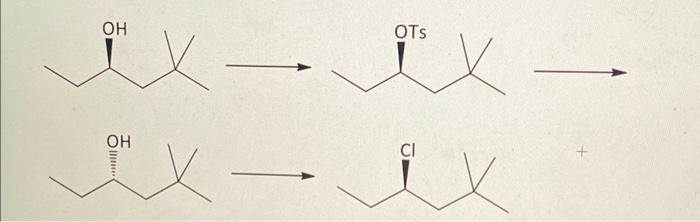 OH OH  x :- OTS CI x