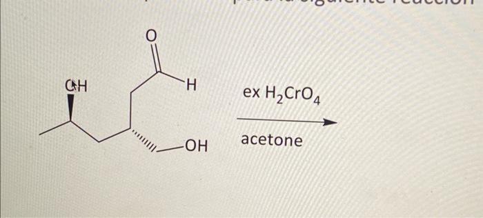CH  - ex HCrO4 acetone