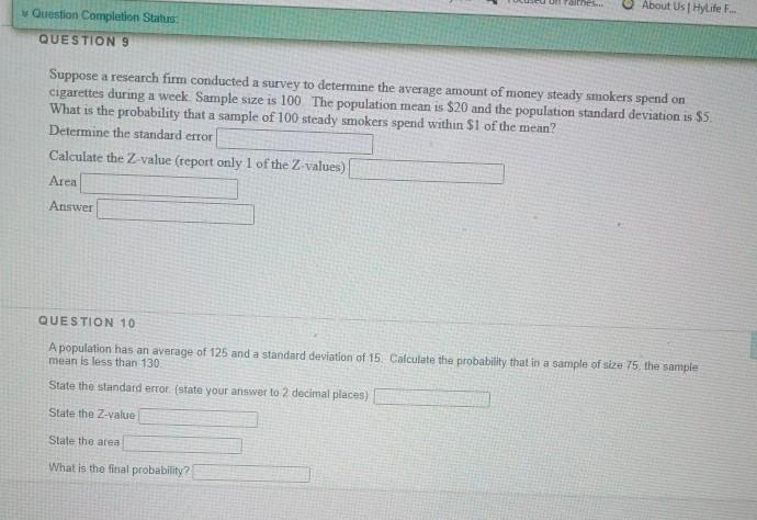 a mean of 250, size of 1000, and a standard deviation of