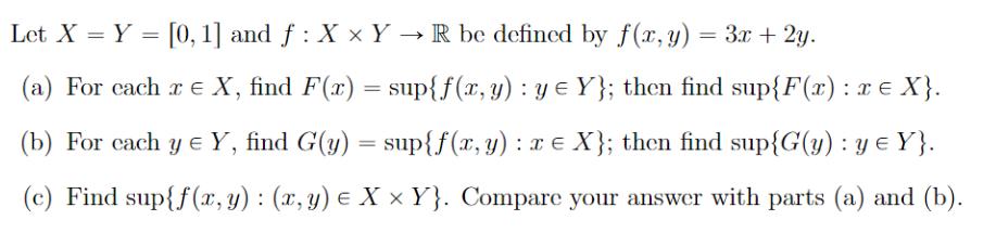 Let X = Y = [0, 1] and f: X x Y