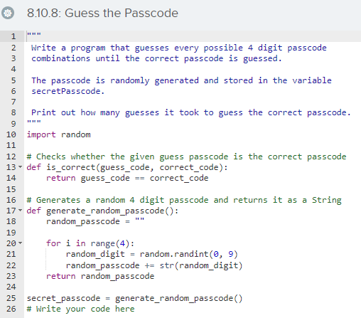 need to guess the correct passcode. 9:41 AM ***** 1 4 GHI