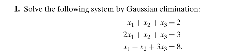 elements above the main diagonal of the coefficient matrix are made zero