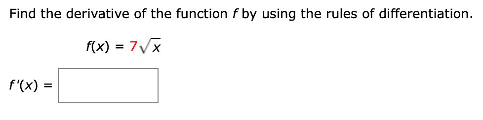 4 f(u) = u f'(u): = Find the derivative of the function