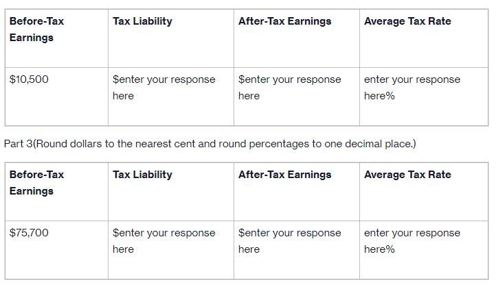 Before-Tax Earnings $10,500 Before-Tax Earnings Tax Liability $75,700 $enter your response here After-Tax
