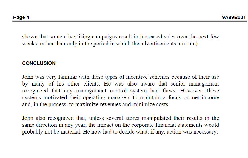 Page 49A89B001shown that some advertising campaigns result in increased sales over the next fewweeks, rather than only in