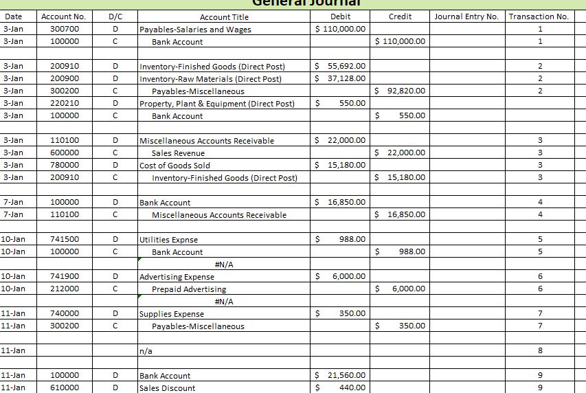 Date Account No. 3-Jan 3-Jan 3-Jan 3-Jan 3-Jan 3-Jan 3-Jan 3-Jan 3-Jan 3-Jan 3-Jan 7-Jan 7-Jan 10-Jan 10-Jan