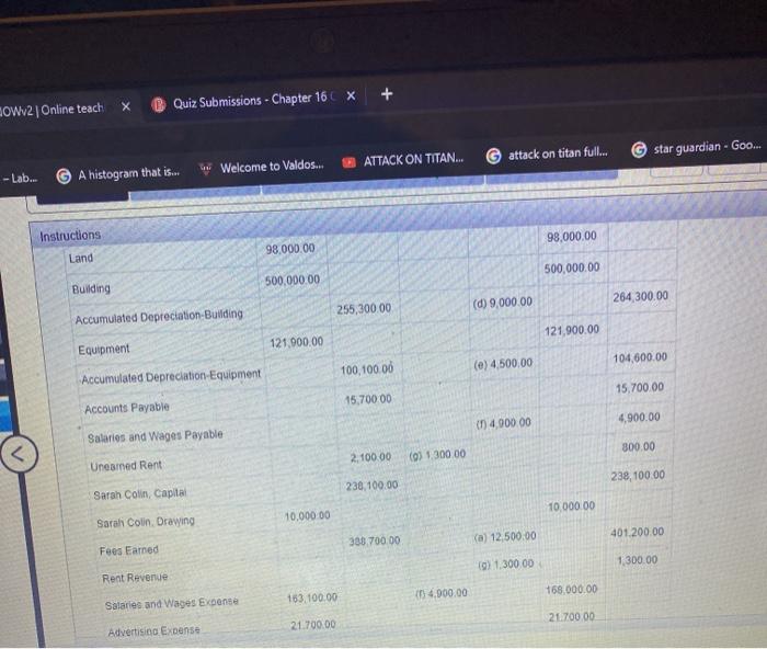 OWV2 | Online teach X Instructions Land Quiz Submissions - Chapter 16 C X -Lab... A histogram that is...