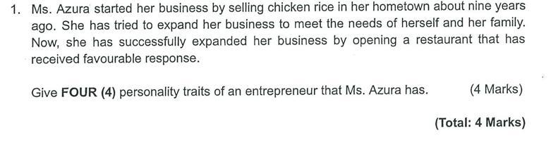 Ms. Azura started her business by selling chicken rice in her hometown about nine years ago. She has tried to expand her busi
