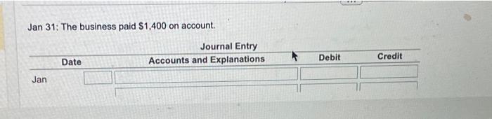 Entry Accounts and Explanations Date Debit Credit Sa es (C ui Re