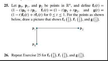 25. Let po. P, and p2 be points in R