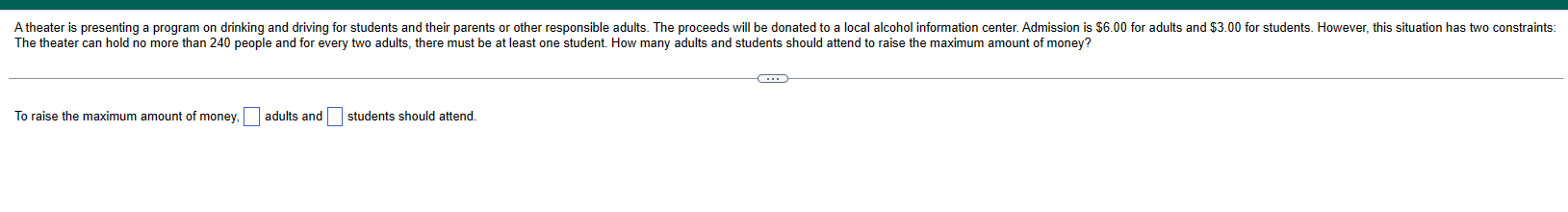 A theater is presenting a program on drinking and driving for students