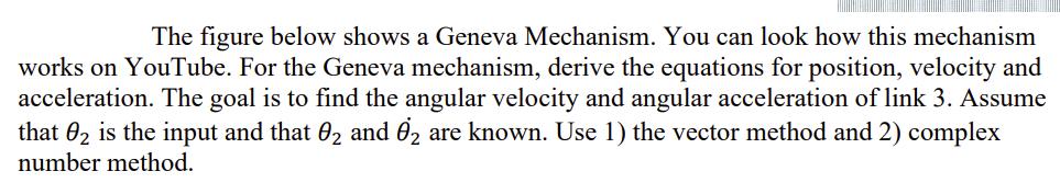 The figure below shows a Geneva Mechanism. You can look how this mechanism works on YouTube. For the Geneva
