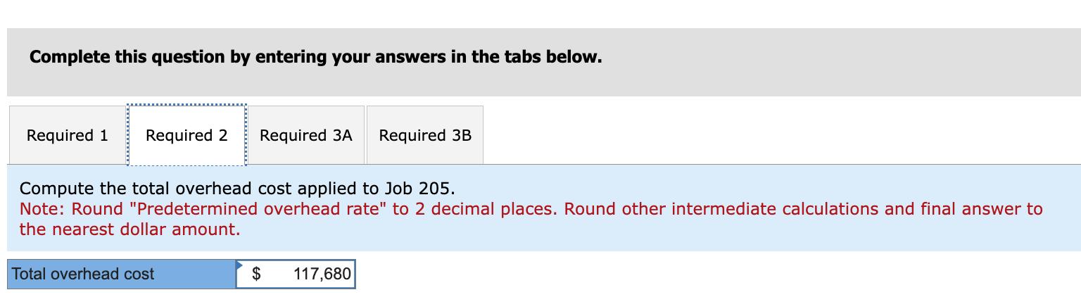 Complete this question by entering your answers in the tabs below. Required 1 Required 2 Required 3A Required