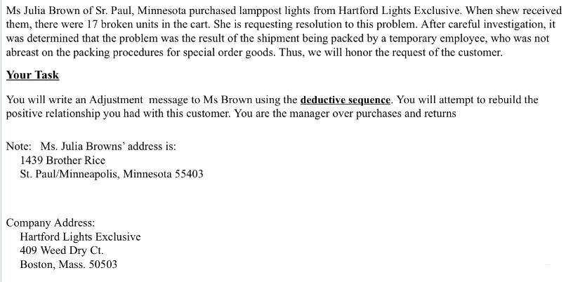 Ms Julia Brown of Sr. Paul, Minnesota purchased lamppost lights from Hartford Lights Exclusive. When shew