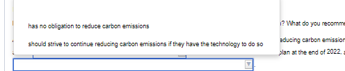 has no obligation to reduce carbon emissions should strive to continue reducing carbon emissions if they have