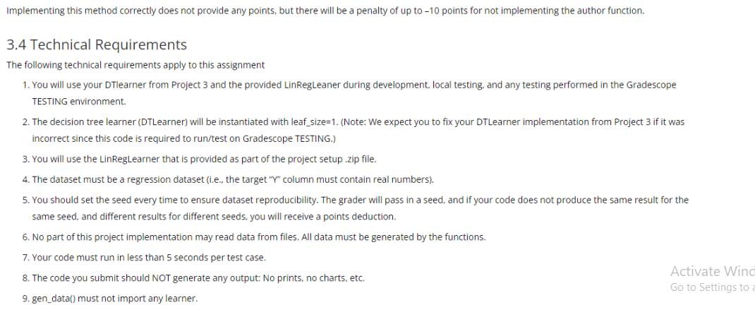 Implementing this method correctly does not provide any points, but there will be a penalty of up to -10