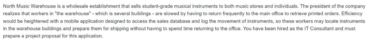 North Music Warehouse is a wholesale establishment that sells student-grade musical instruments to both music