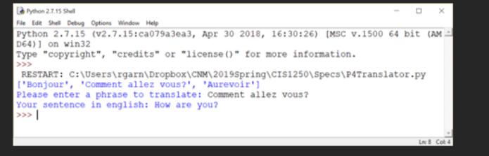 Python 2.7.15 Shell File Edit Shell Debug Options Window Help Python 2.7.15 (v2.7.15:ca079a3ea3, Apr 30 2018,