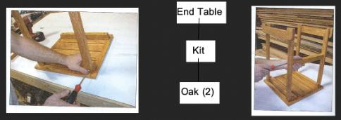 End Table Kit Oak (2)