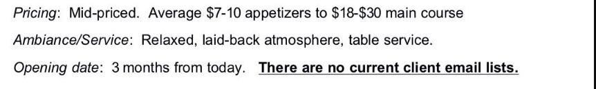 Pricing: Mid-priced. Average $7-10 appetizers to $18-$30 main course Ambiance/Service: Relaxed, laid-back