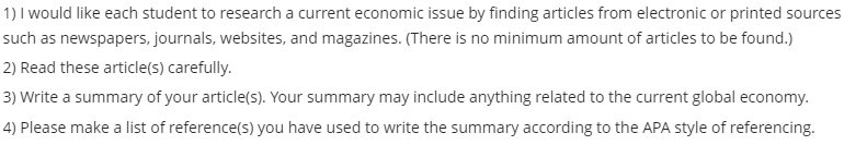 you find interesting and would like to share with the class. Tell