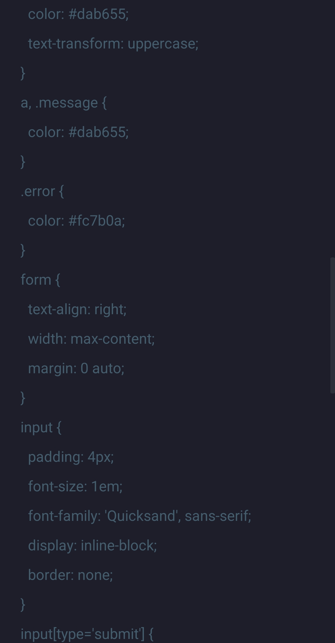 for submitting the form. c) to use header() function to redirect authenticated