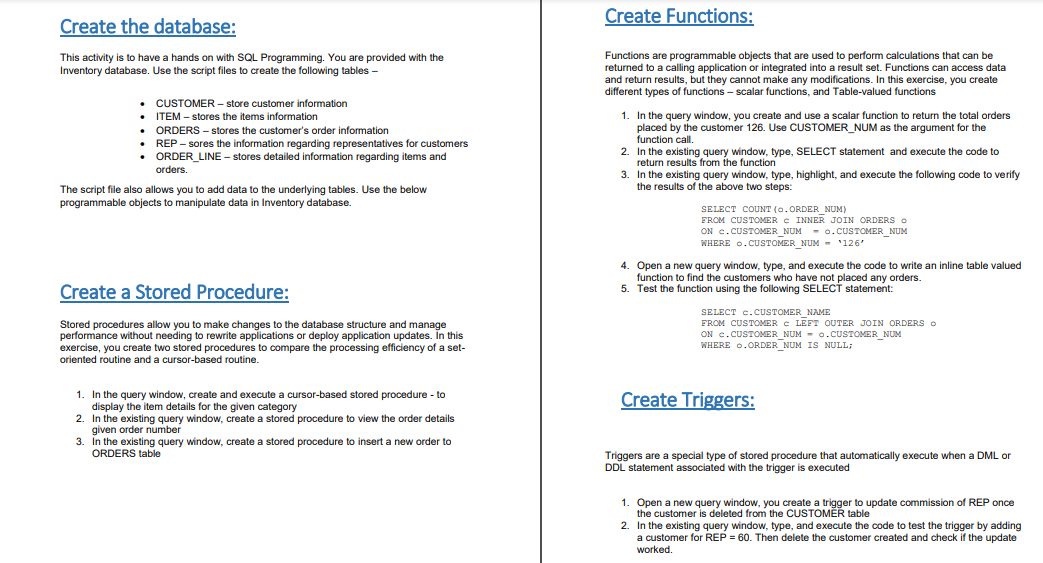 NAME CHAR (15), STREET CHAR(15), CITY CHAR(15), STATE CHAR(2), POSTAL CODE CHAR(5),