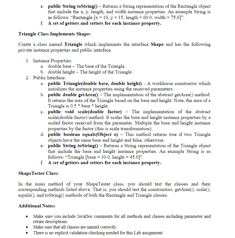 that abstract methods do not have an implementation when you define them.