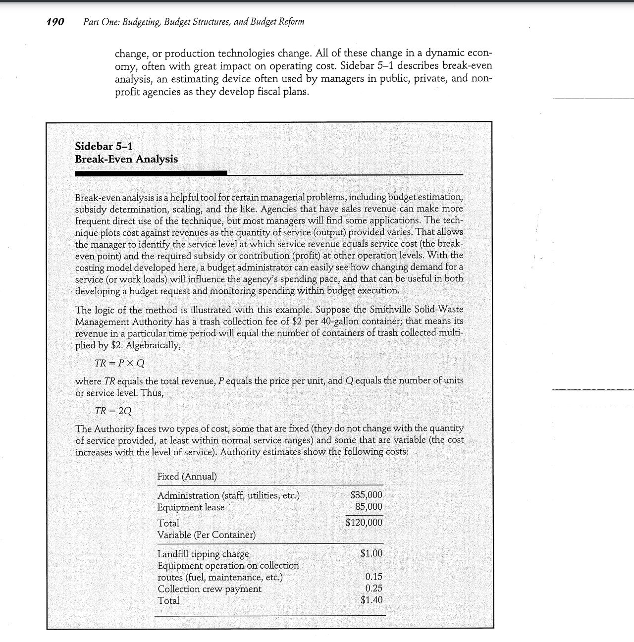 situations with multiple products or services; * discuss the managerial implications of