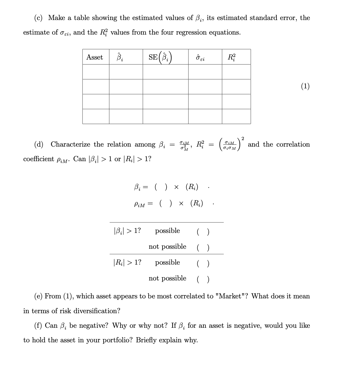 ~ iid N (0,0) where Rit denotes the cc return on asset