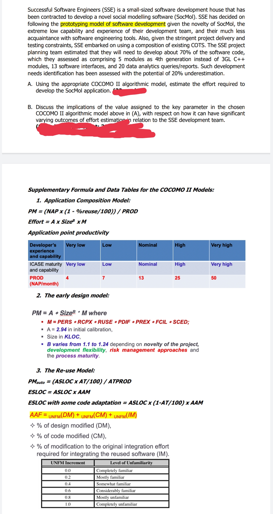 Successful Software Engineers (SSE) is a small-sized software development house that has