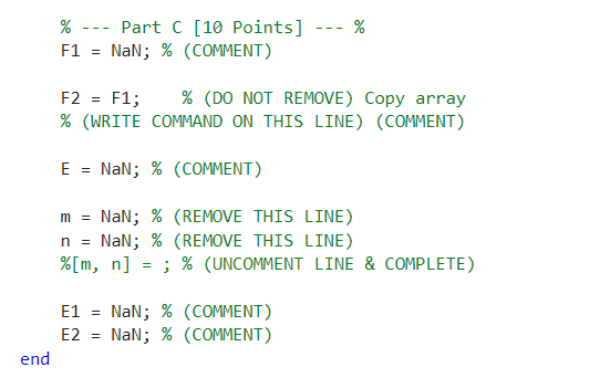 (m, n) generates an m x n matrix of random numbers between