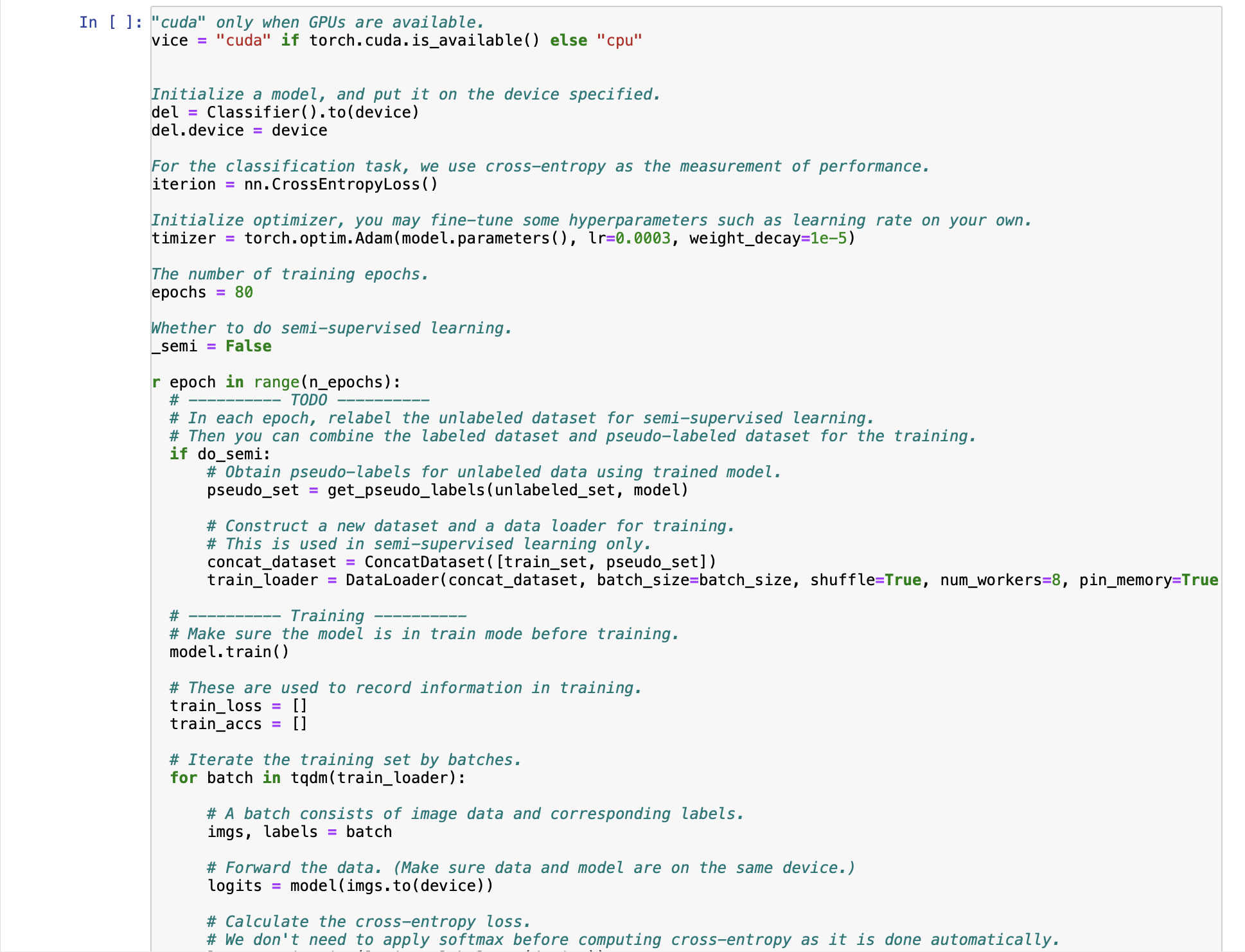 fully-labeled training data or testing labels. Import packages you need In [1]: