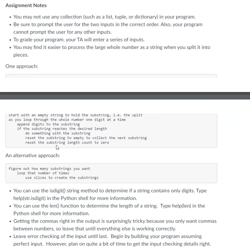 each piece contains the same number of digits. For a subset of