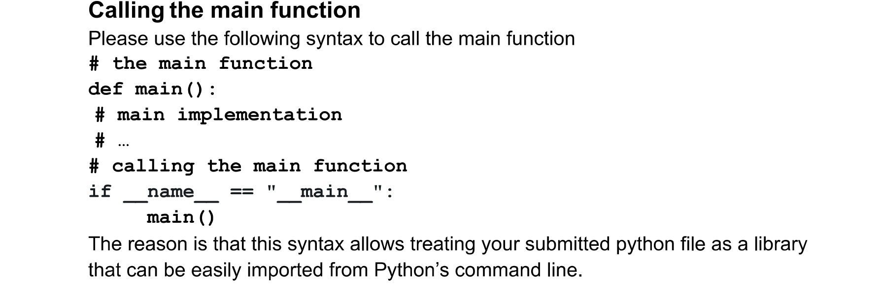 fail it. The course management system team hired you to implement the