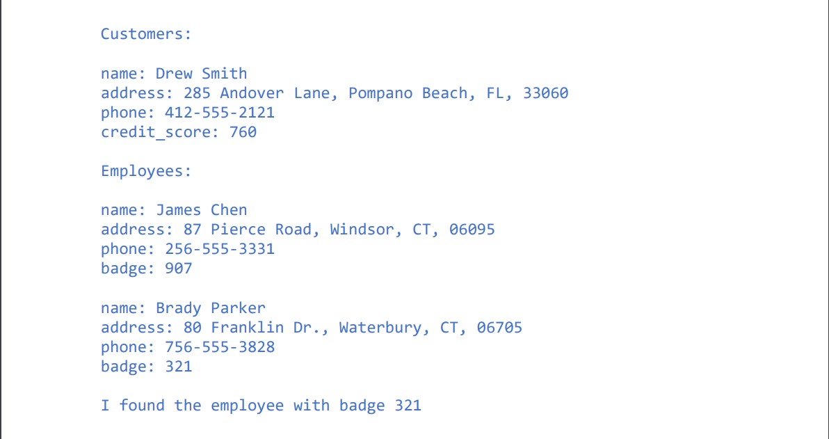 file person.py and a test program named test_company.py. For the assignment you