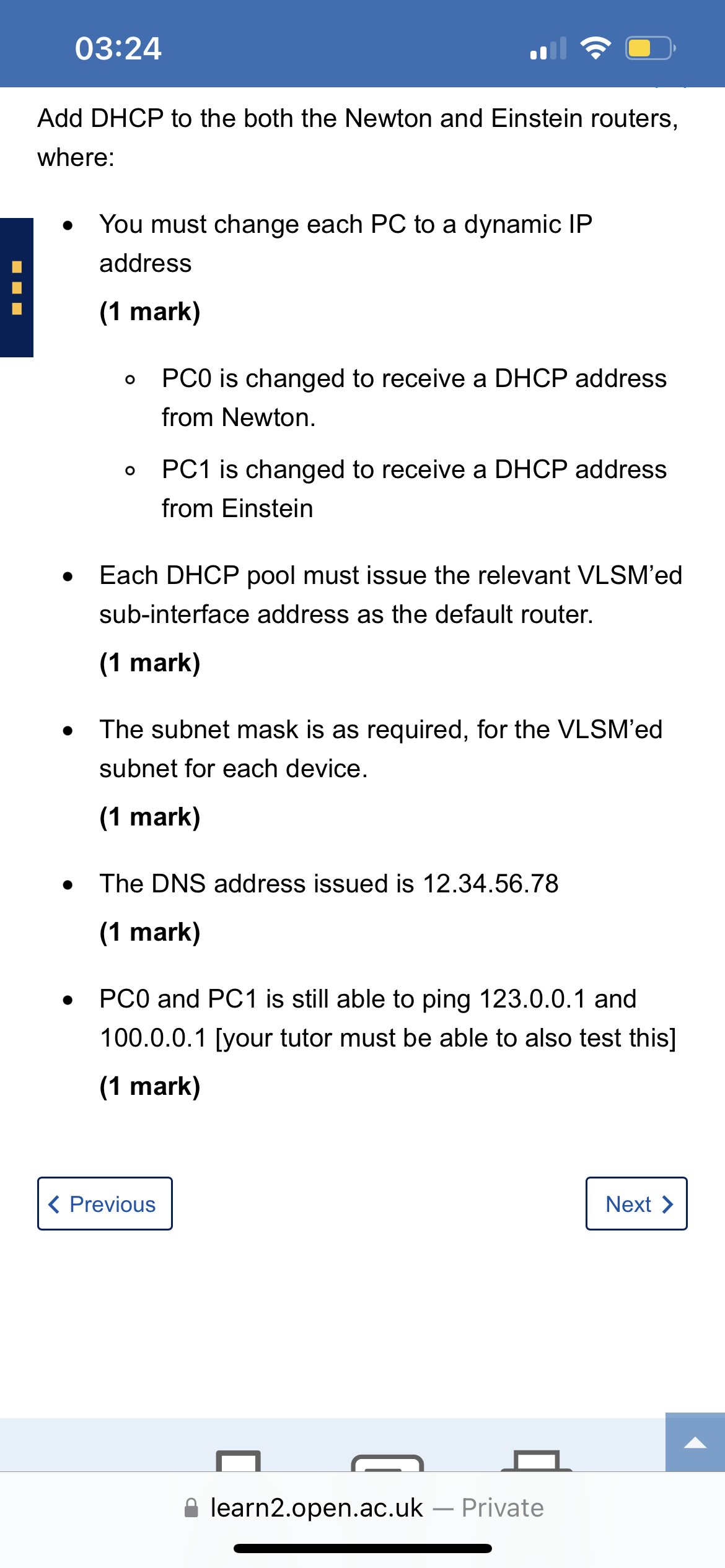with care on the correct devices, also remember to 'wr' and also