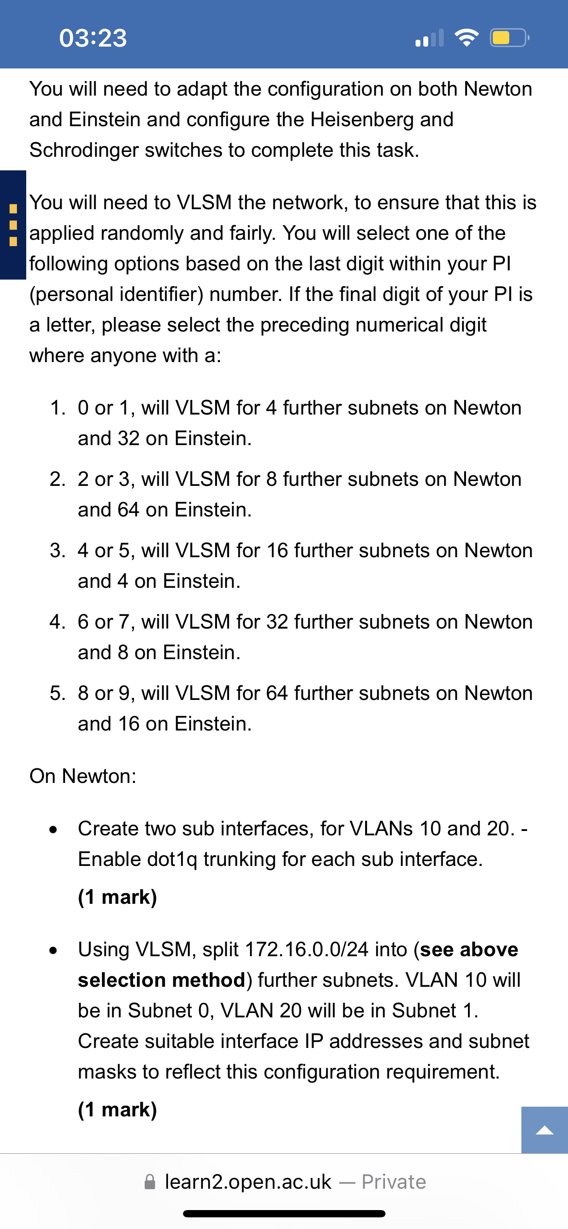 interface commands that will bring each device 'up' and allow you to