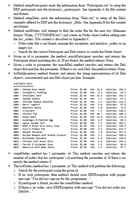 MOH will provide the participant list via a text file (Appendix A).