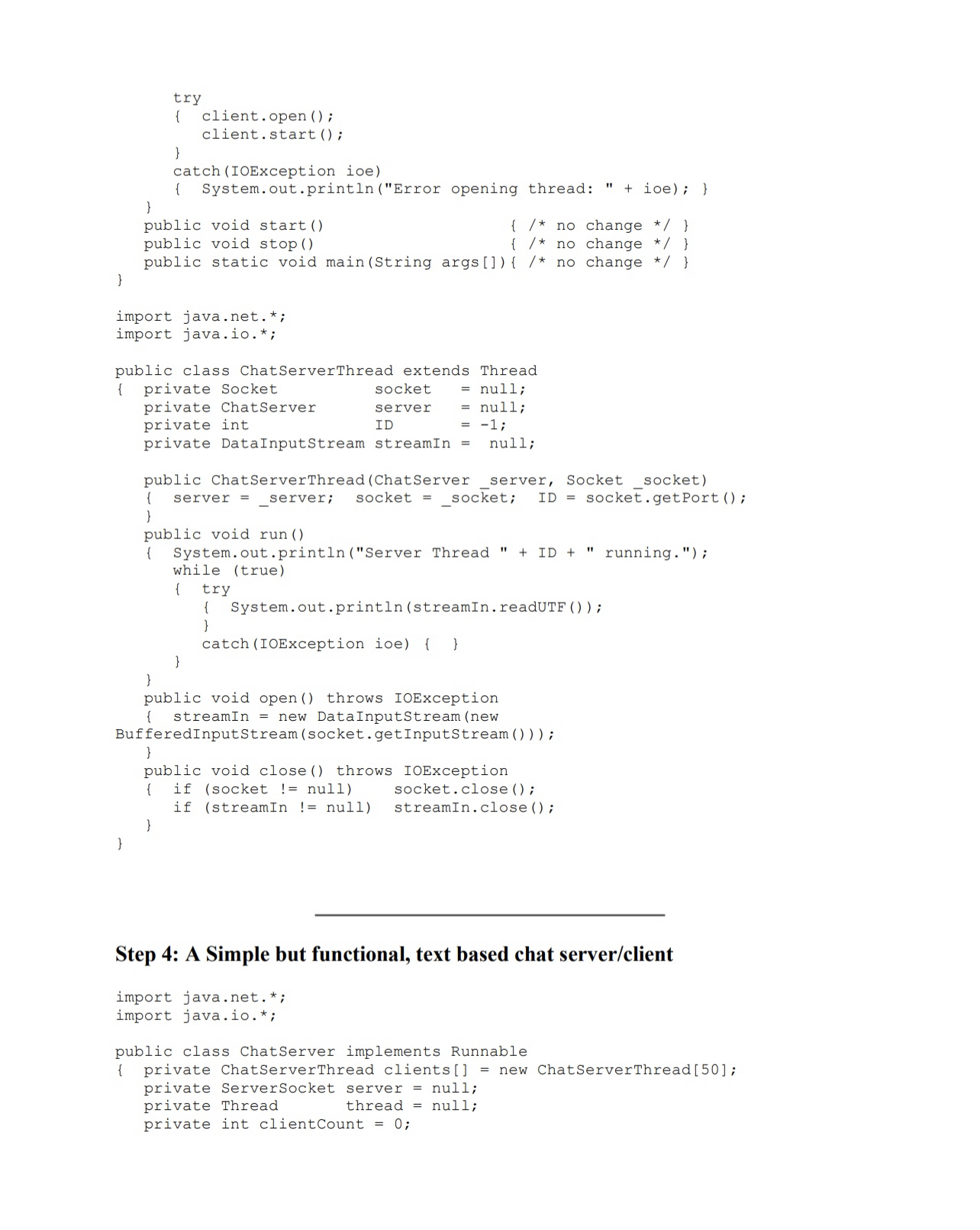 internet. Chat System Java Project Source code provides total java code. Find