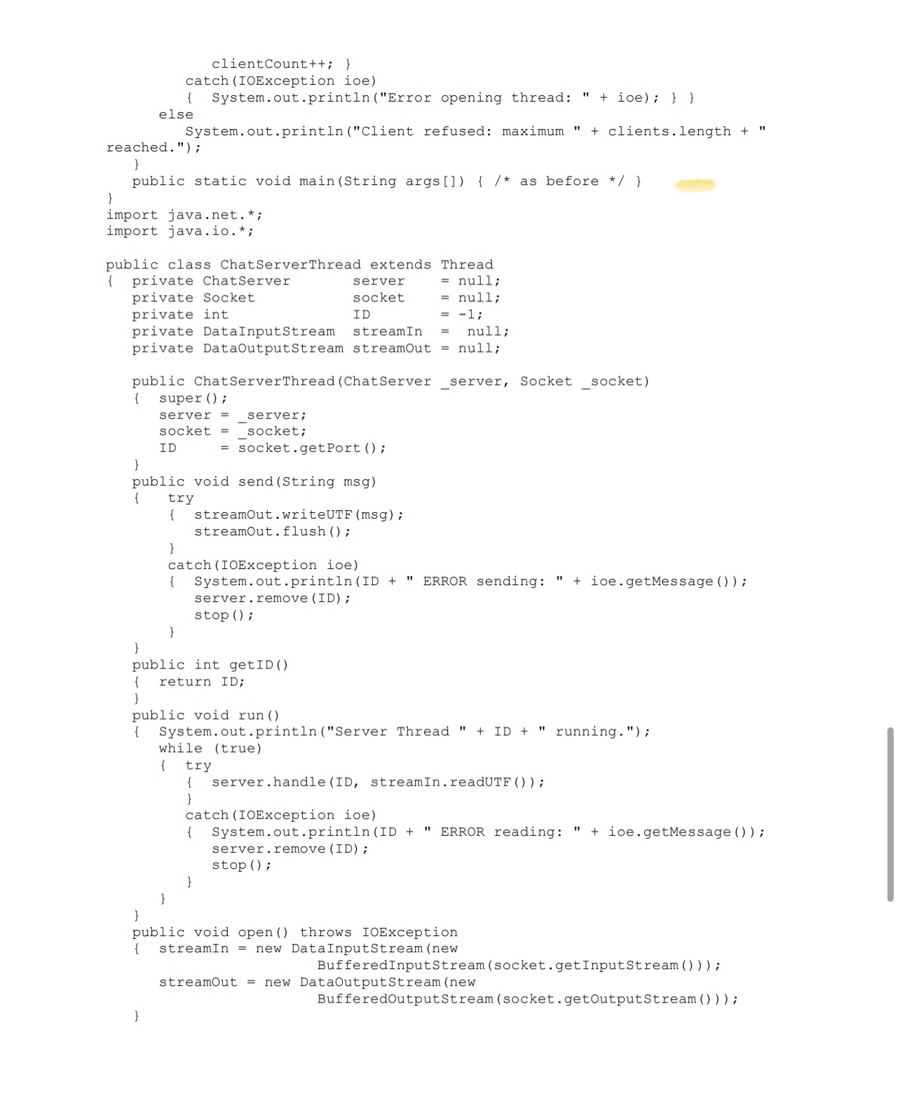 Solution Here is an example of how to extend a very simple