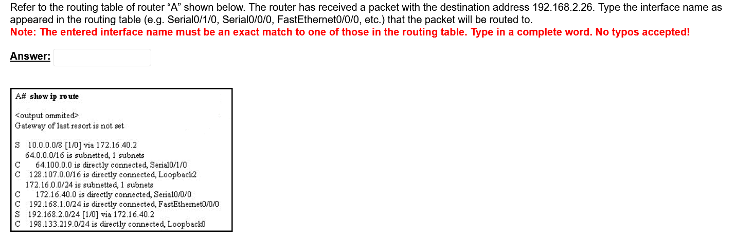 an exact matching answer. Type the command in a complete word. Router(config)#access-list