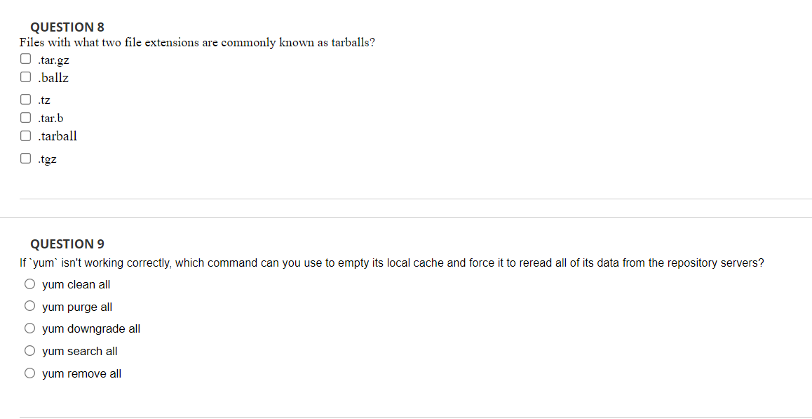 a "test" target present in the Makefile) make examine the Makefile ./configure