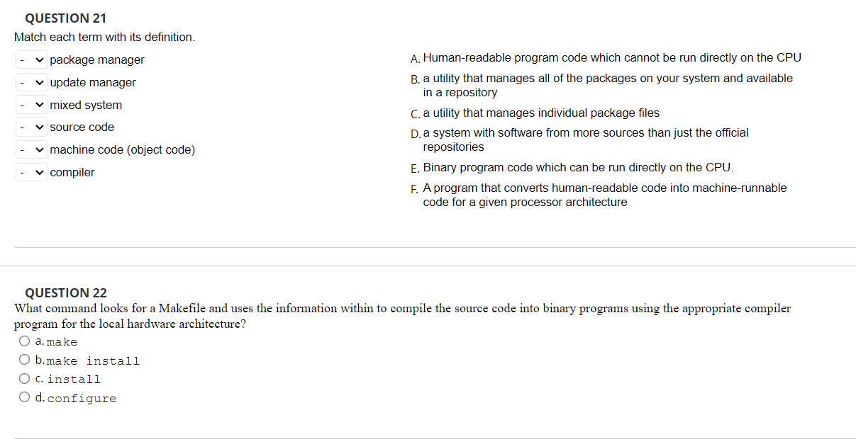O b. ftp server O c. share O d. distribution O e.
