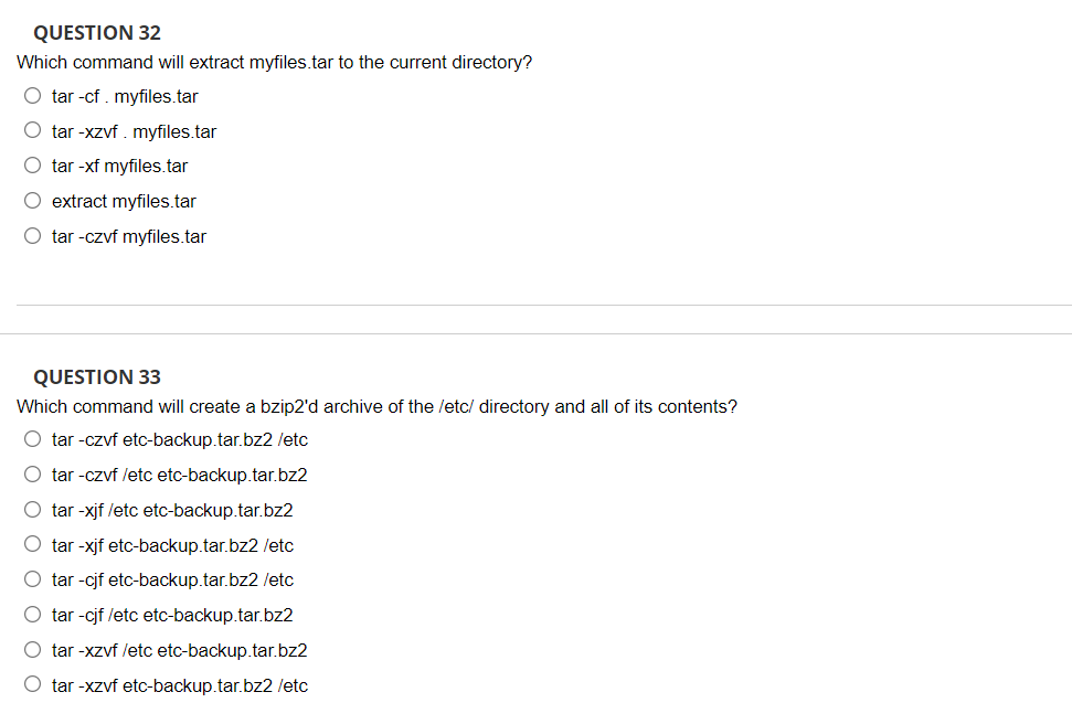 place QUESTION 4 The command to check for updates to all packages