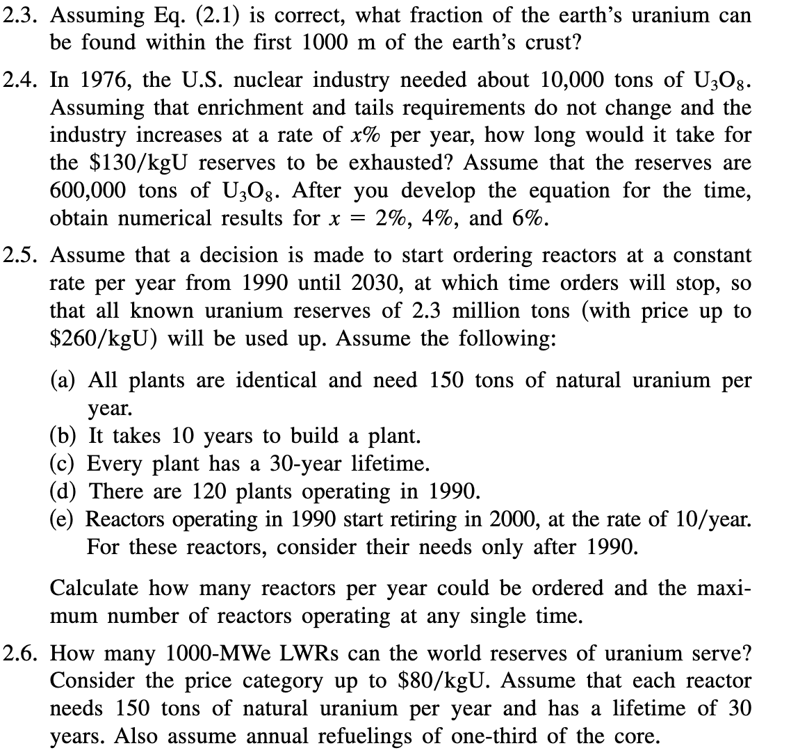 resources" complete? 2.2. Figure 2.16 shows the discovery rate of U308, per