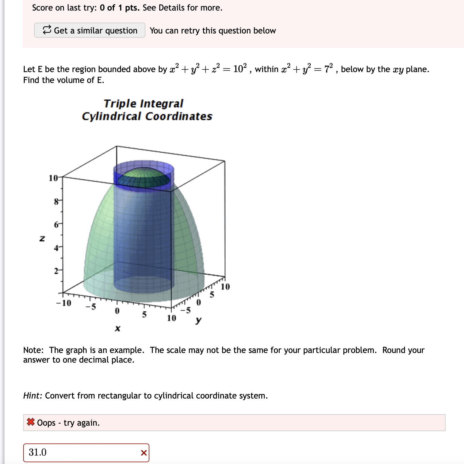 the coordinate planes and the plane x+y+z=1 is T(x, y, z) =